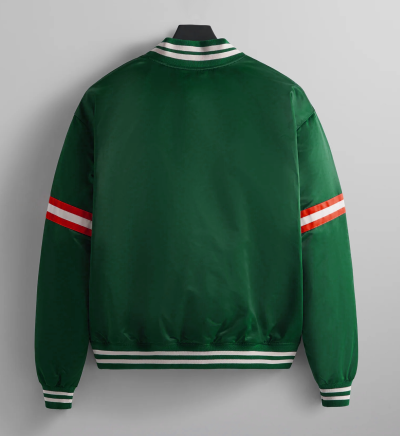 Green Satin Jacket | men's jackets